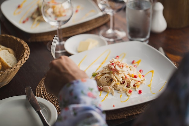 Ensalada millonaria en Mauricio