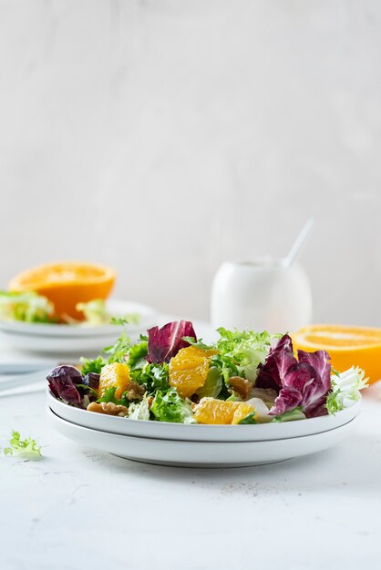 Ensalada de naranjas y nueces