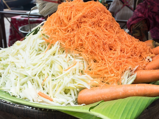 Ensalada de papaya cruda