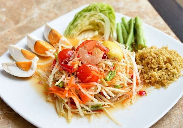 Ensalada De Papaya, Som Tum Thai Food