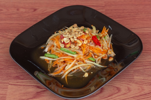 Ensalada de papaya tailandesa, Som Tum de Tailandia