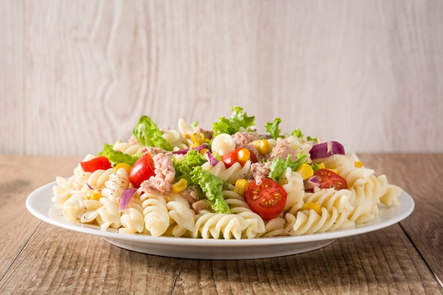 Ensalada de pasta con verduras