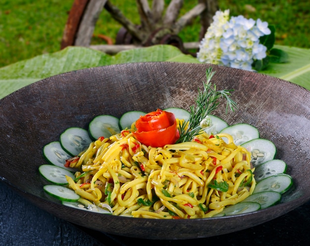 Foto ensalada de pasta