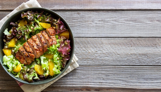 Ensalada de pato con naranjas y nueces Alimentación saludable Dieta