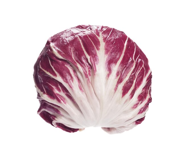 Ensalada Radicchio contrastante en tamaño completo Foto de alta resolución