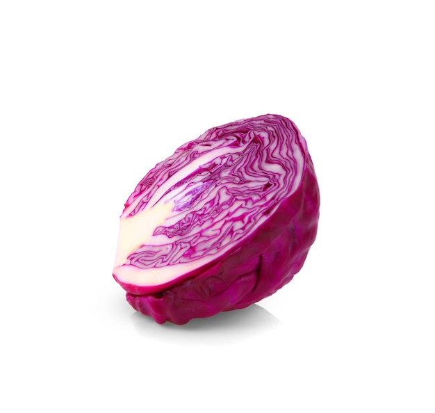 Ensalada de Radicchio morado, aislado