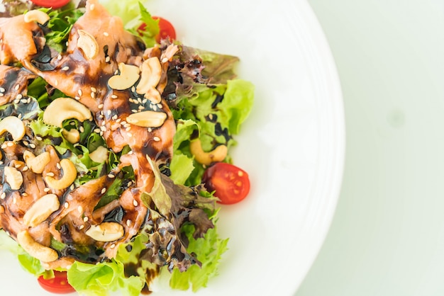 Ensalada Con Salmón Ahumado