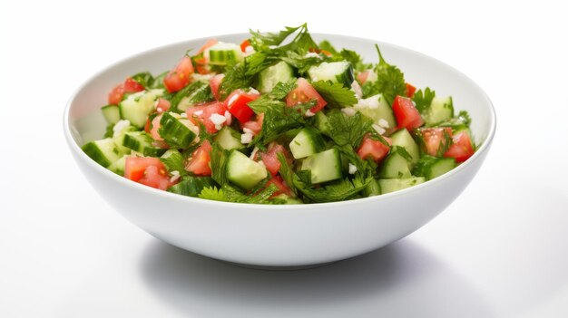 ensalada de tabbouleh con tomates