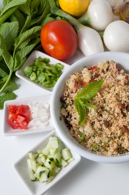 Ensalada tabulé refrescante