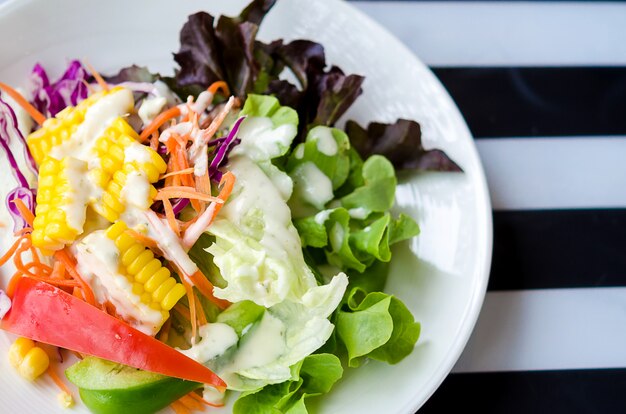 Foto ensalada de vegetales