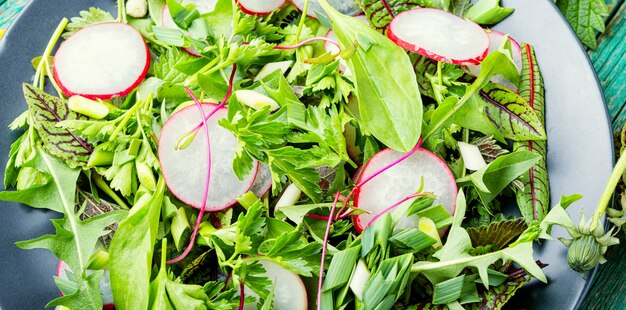 Ensalada verde fresca