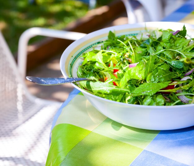 Foto ensalada verde