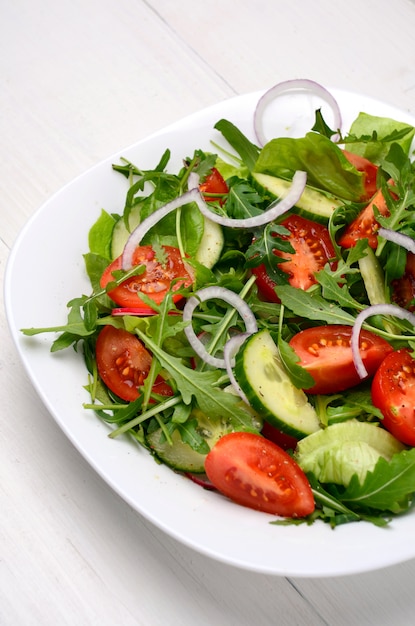 Ensalada de verduras frescas