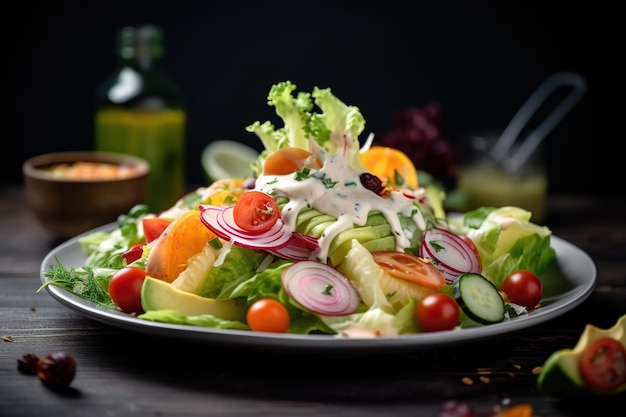 Ensalada de verduras mixtas