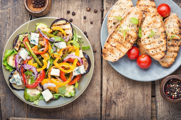 Ensalada de verduras a la plancha