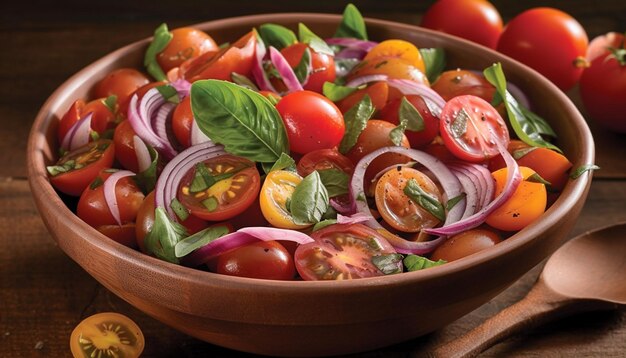 ensalada con verduras tazón de verduras taza de ensalada