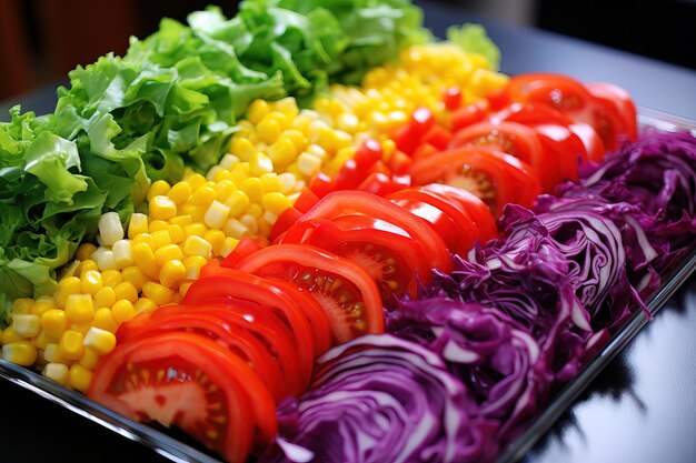 ensalada con verduras