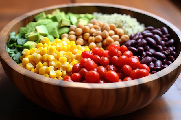 ensalada con verduras