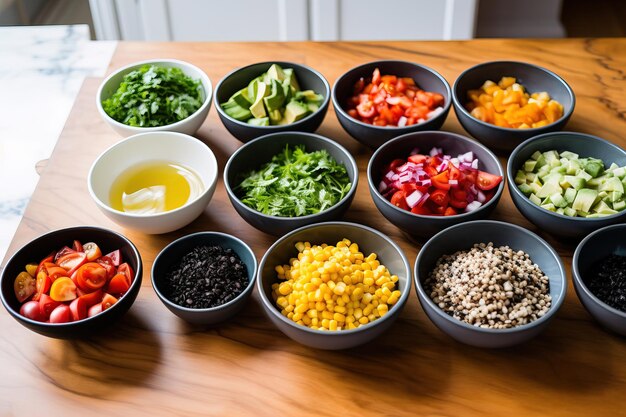 ensalada con verduras