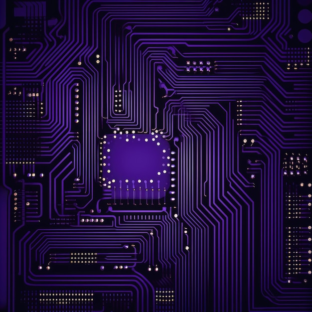 Entdecken Sie die lebendige Welt der violetten CPU-Muster