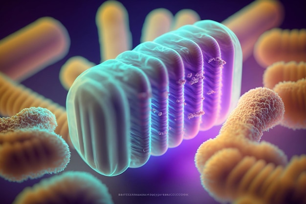 Enterobakterien Gramnegative Bakterien Escherichia coli Salmonellen Klebsiella Legionellen 3d