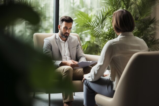 Enthüllung der Geisteslandschaft Ein Hochwinkelblick in den therapeutischen Dialog