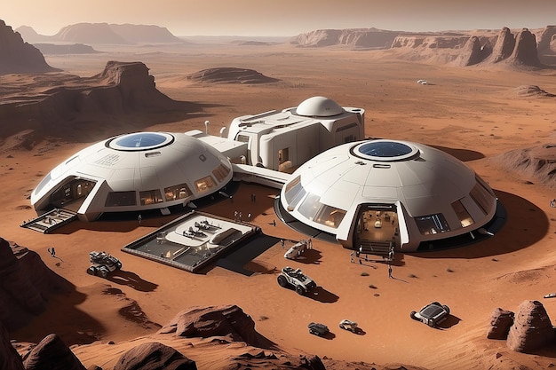 Enthüllung der Mars-Kolonie