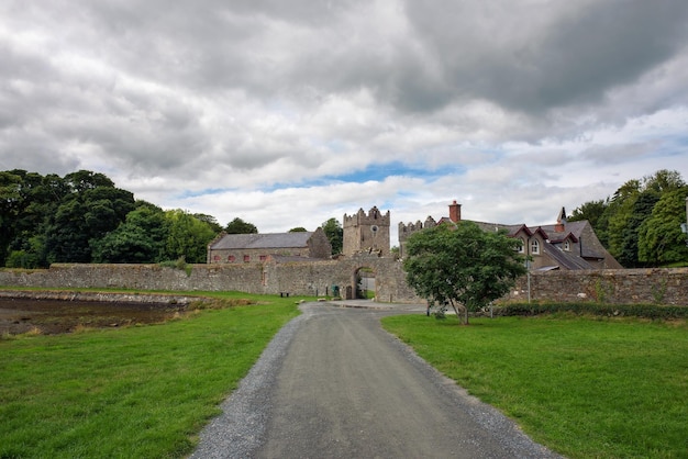 Entrada a Castle Ward en Irlanda del Norte