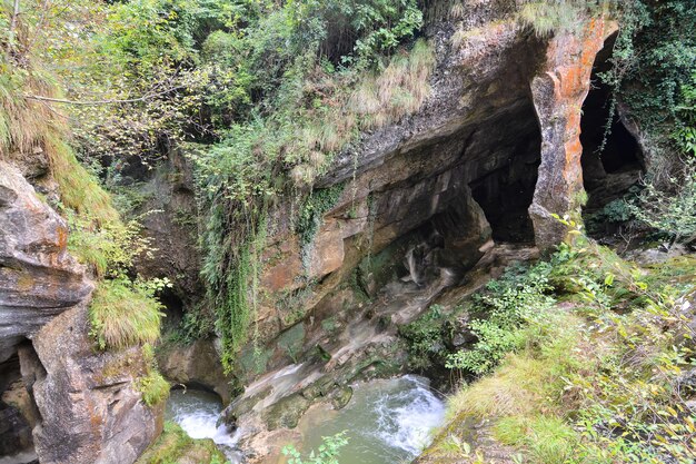 La entrada a la cueva