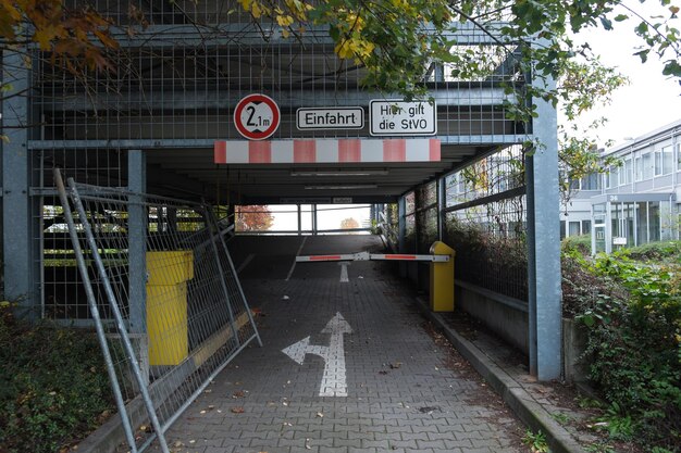 Foto entrada do estacionamento