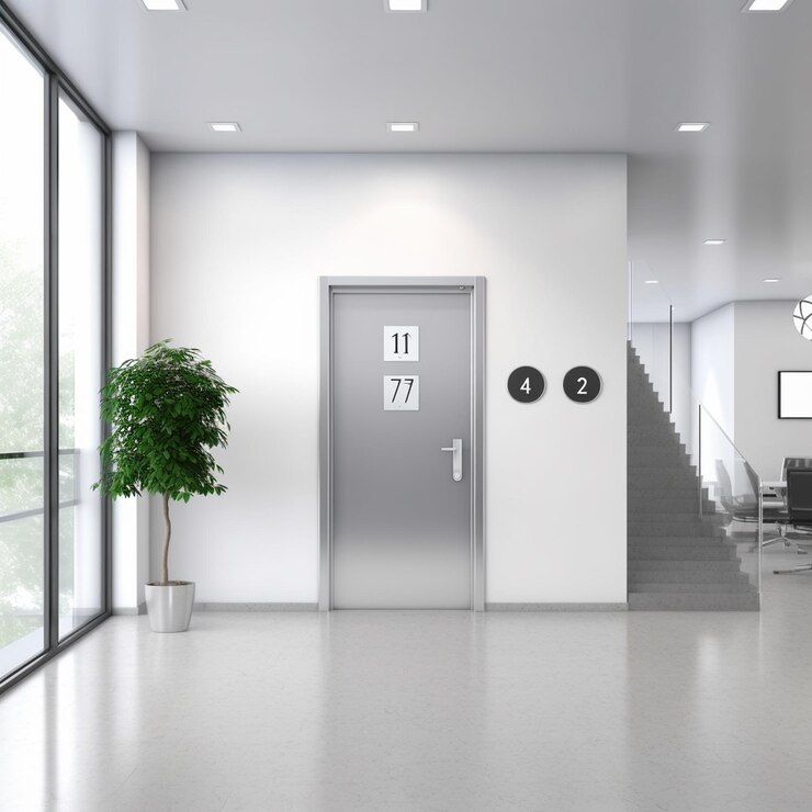 Entrada de estilo moderno