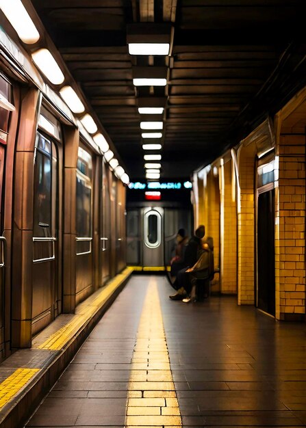 Foto una entrada del metro con un letrero que dice salida en él