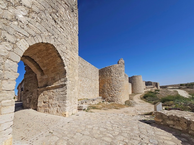 Entrada a la muralla de Uruena en la provincia de Valladolid