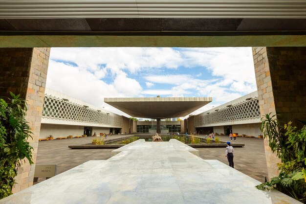 Entrada para o Museu Nacional de Antropologia na Cidade do México