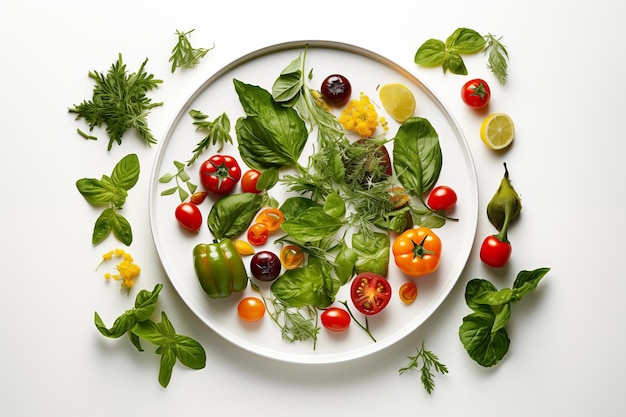 Entrega de vegetais Salada de fundo Veganismo vegetarianismo Alimentação saudável