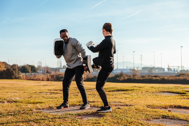 Entrenador personal de boxeo