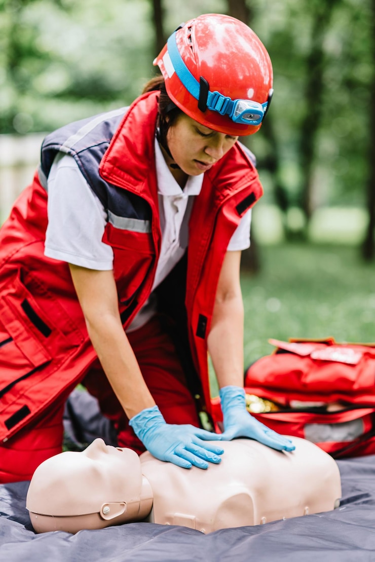 Foto entrenamiento de cpr