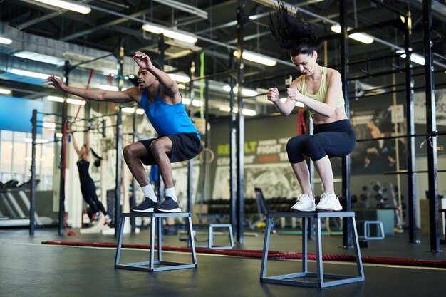 Entrenamiento en gimnasio