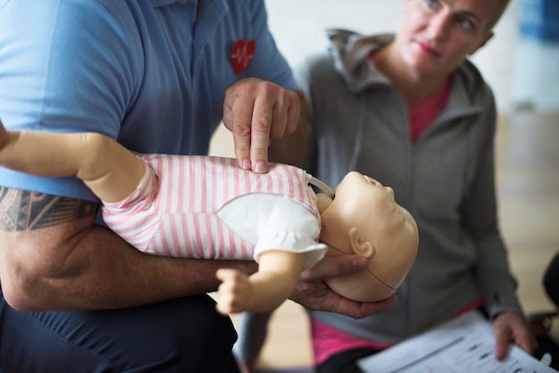 Entrenamiento de primeros auxilios para RCP