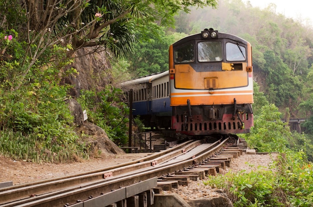 entrenar en el ferrocarril, Tailandia