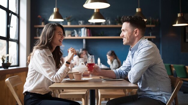 Entrevista en el café