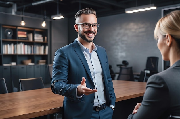 Foto entrevista con expertos de la industria