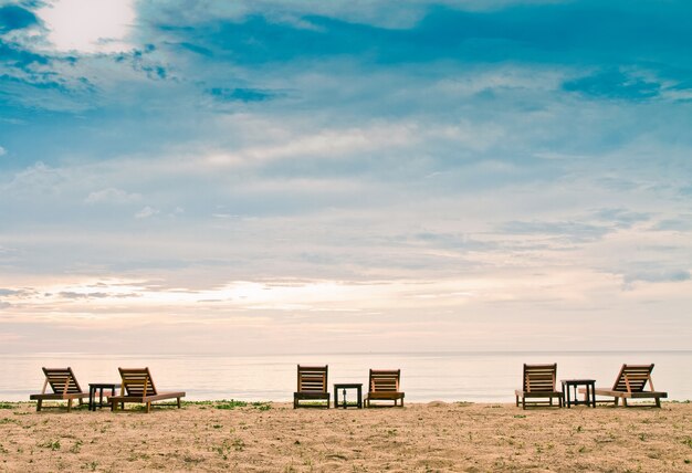 Entspannen am Strand mit Strandkorb