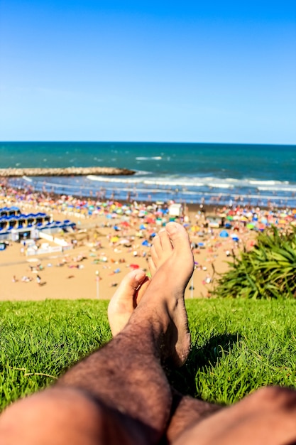 Entspannen Sie im Strand