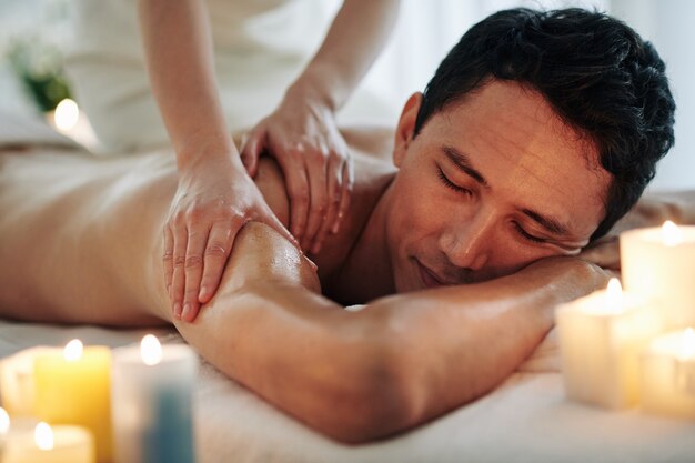 Entspannende Spa-Massage