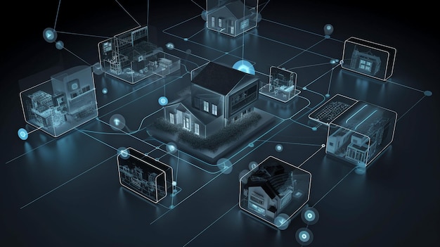 Entwerfen der digitalen Infrastruktur eines Hauses mithilfe generativer KI und des Internets der Dinge