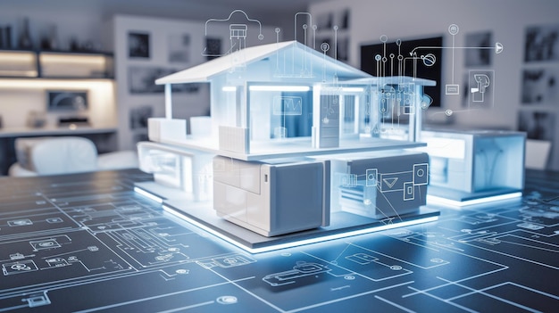Entwerfen der digitalen Infrastruktur eines Hauses mithilfe generativer KI und des Internets der Dinge