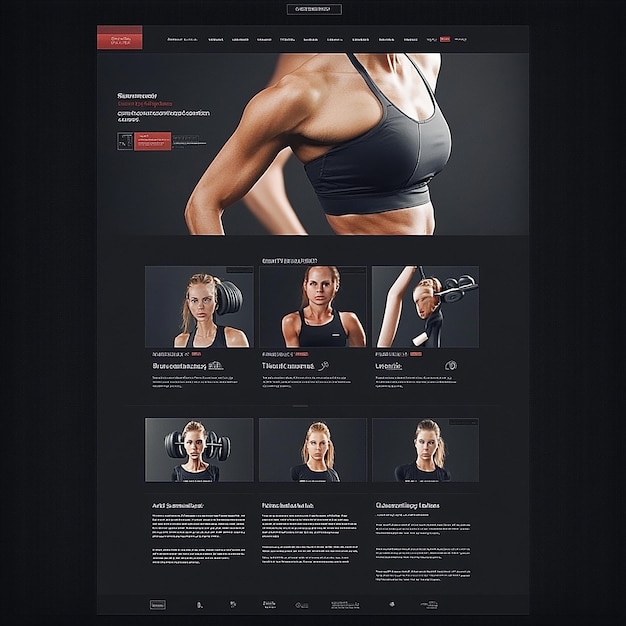 Entwerfen Sie ein anspruchsvolles und professionelles Website-Layout für ein spezielles Fitnessstudio