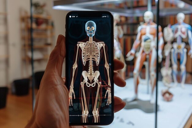 Entwerfen Sie eine AR-App, die Benutzern anatomische künstliche Intelligenz beibringt