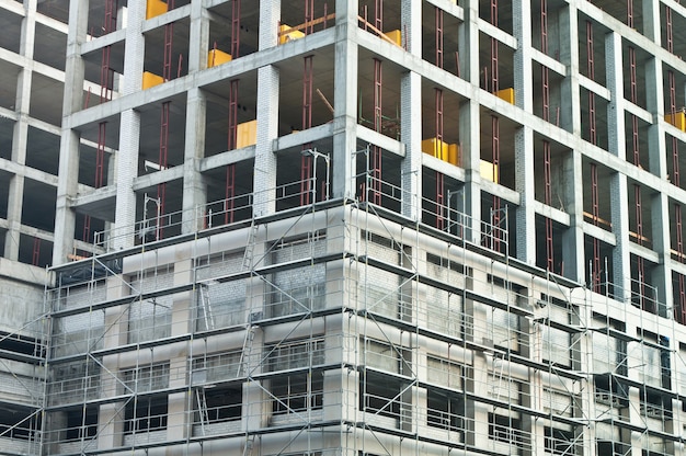 Entwicklungsfragment des Baugebäudes